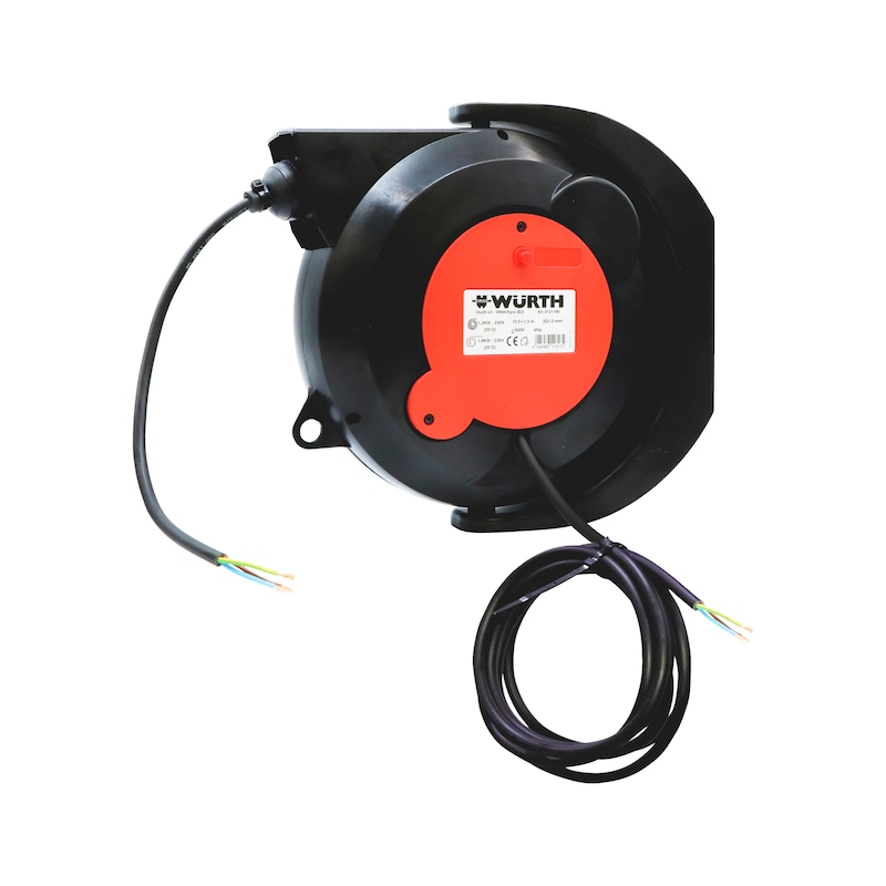 Enrouleur mural câble électrique 230 volts sans prise