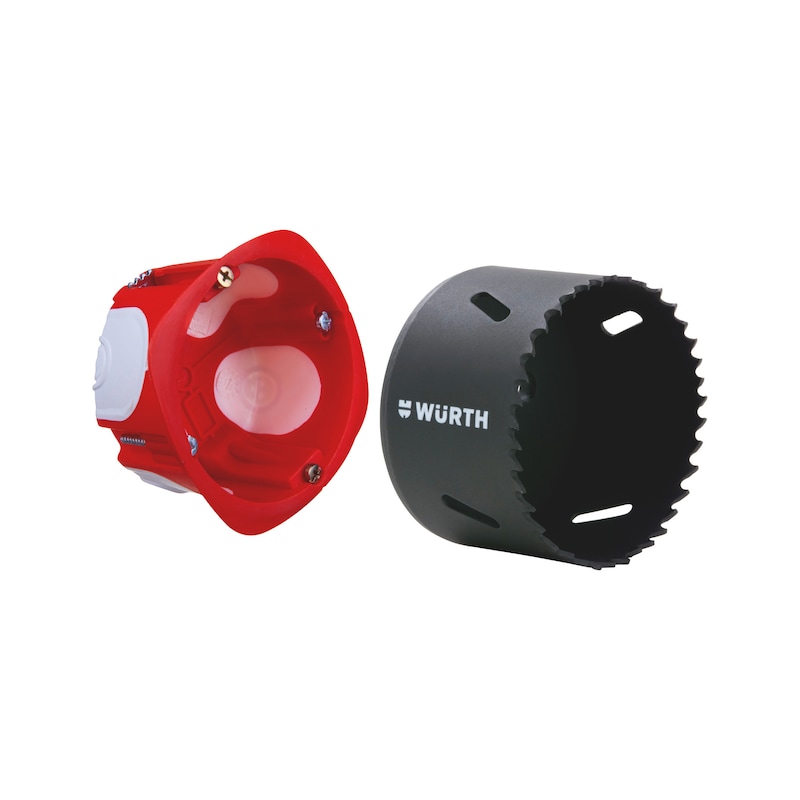 Lot de boites encastrables V4 et scie cloche - 301 pcs