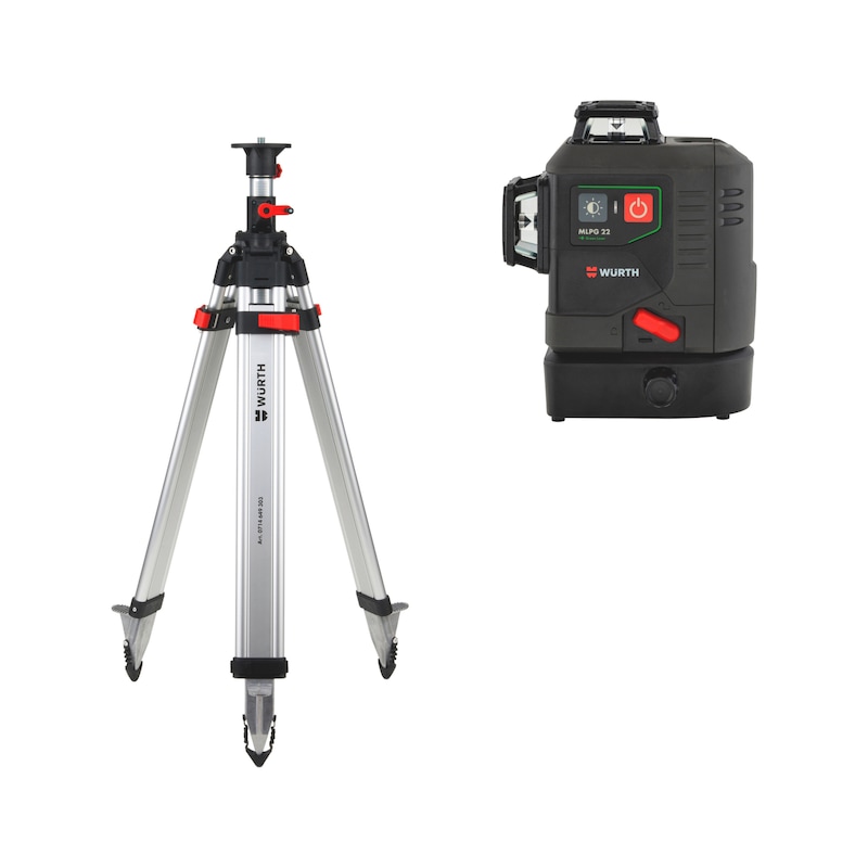 Lot de lasers multi-lignes MLLG 22 avec trépied - 2 pcs
