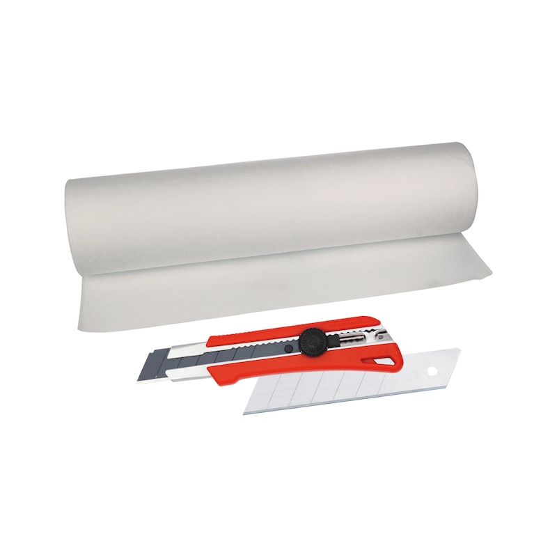 Lot de bâches antidérapantes Griptec avec cutter - 32 pcs