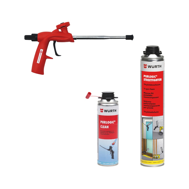 Lot de mousse PU Streetfighter avec nettoyant - 15 pcs