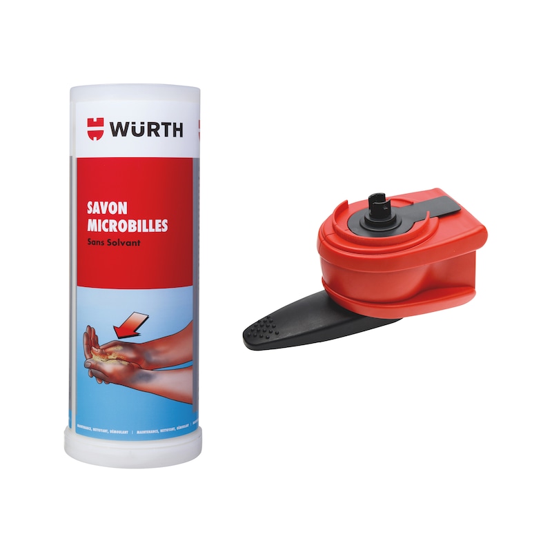 Lot de savons microbilles sans solvant avec doseur - 5 pcs