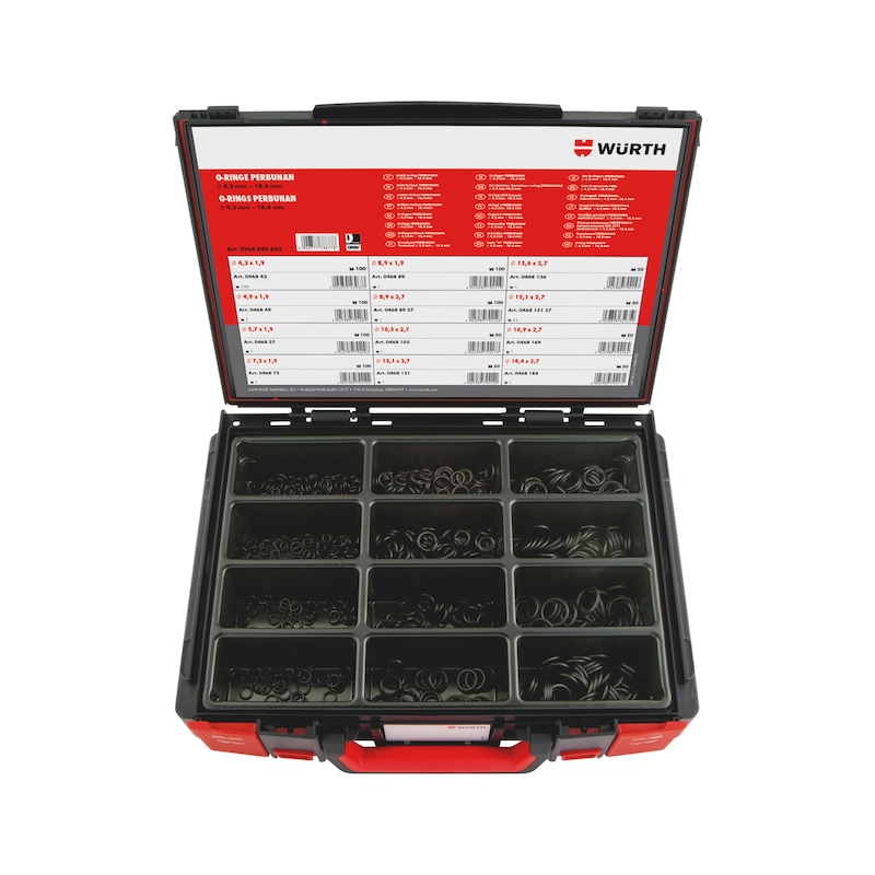 Coffret de joints toriques métriques Sysko - 900 pièces