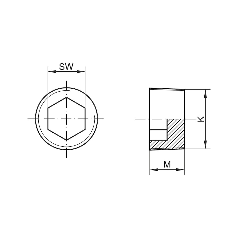 Buy Threaded plug GPN 720 form A online | WÜRTH