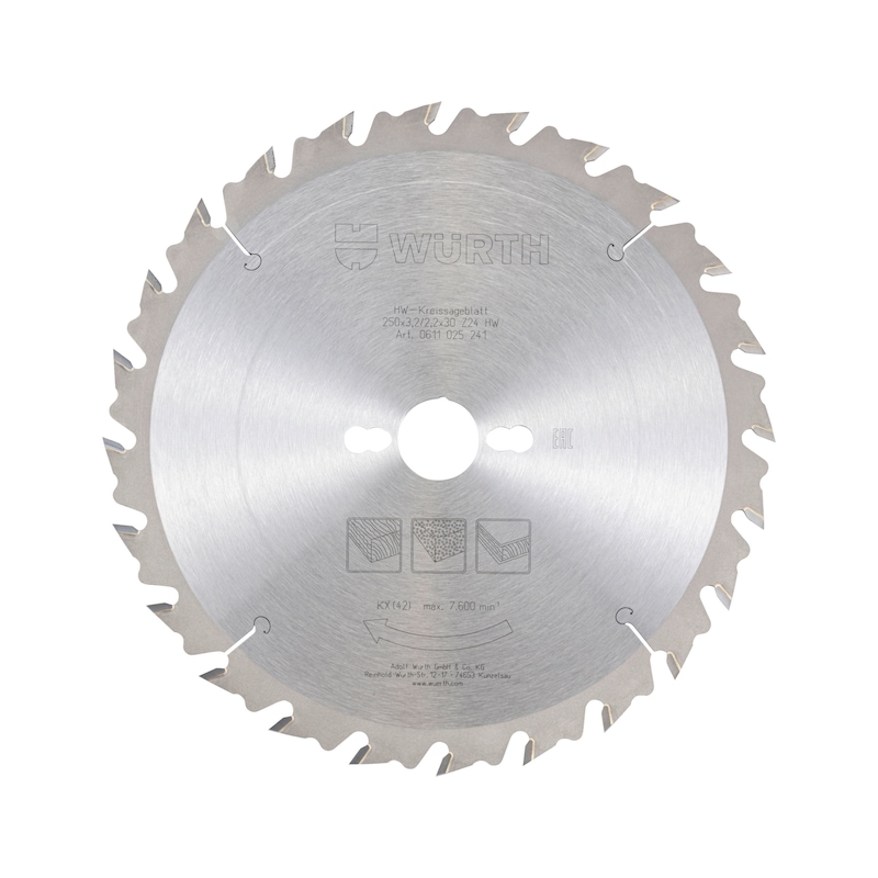 Lame de scie circulaire à dents alternées pour bois Ø300mm