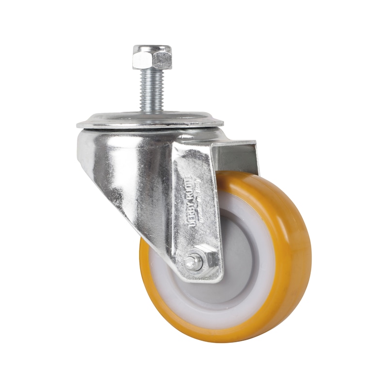 Acquista Rotelle Per Cric Idraulico Orizzontali Nere Stelo 12 Mm - 4