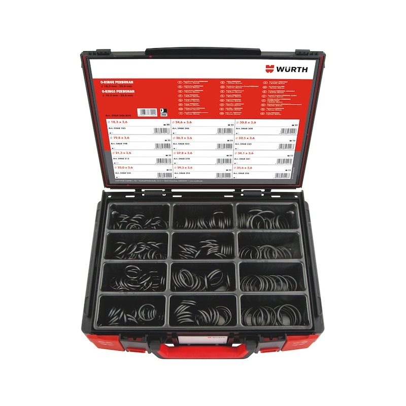 Coffret de joints toriques métriques ISO 3601