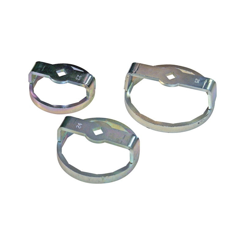 Set Chiavi Per Filtro Olio 11 Pezzi: 10 Misure In Acciaio Al Carbonio, Con Adattatore E Custodia - 4