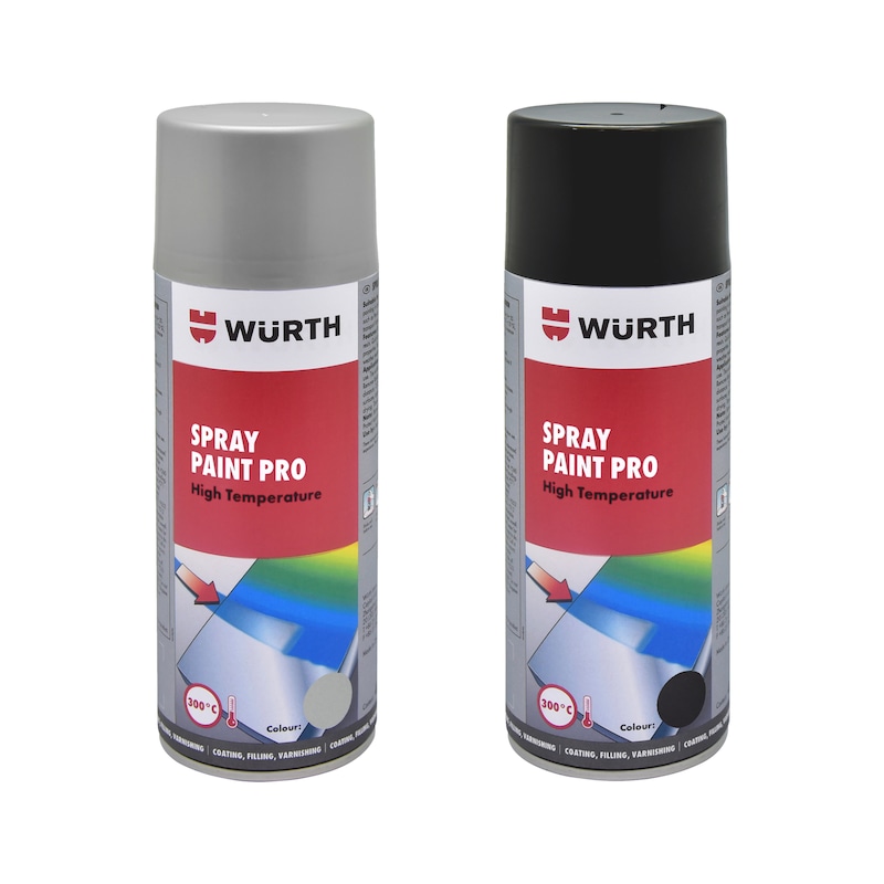 Spray Paint Pro Heat Resistance. Lead Free - PNTSPR-HIGHTEMP-RAL9006-WHITEALU-400ML