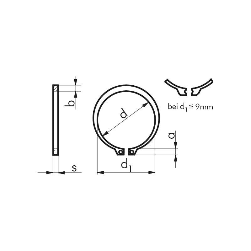 Anello Elastico Di Sicurezza Per Fori (Seeger Interno) M42 - VITI SEGINT042 - Spagnuolo S.R.L - Foto 7