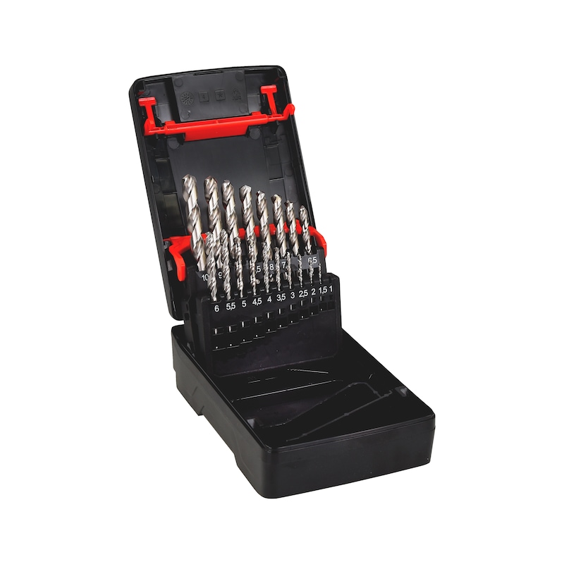 Coffrets de forets métal HSCo DIN 338 type RN - 19 pcs - Syska