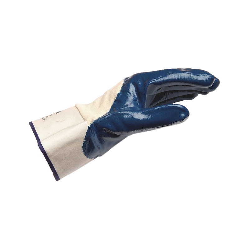 Gants de protection en nitrile bleu - confortable & respirant
