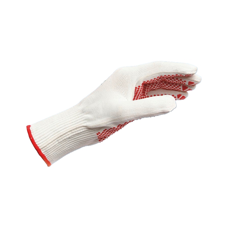 Gants tricotés en polyamide/coton - haute flexibilité et grip