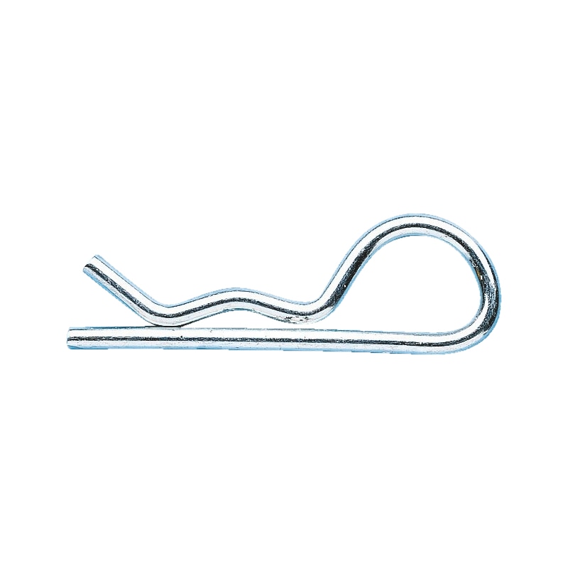 Goupille bêta à simple boucle - acier zingué