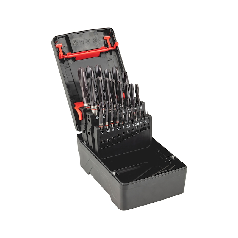 Coffret de forets métal HSCo8 WN MAGMA - 25 pcs - Sysko