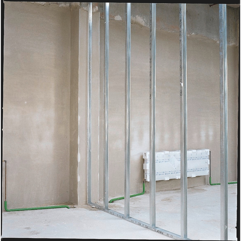 Nail anchor countersunk head for dry walling