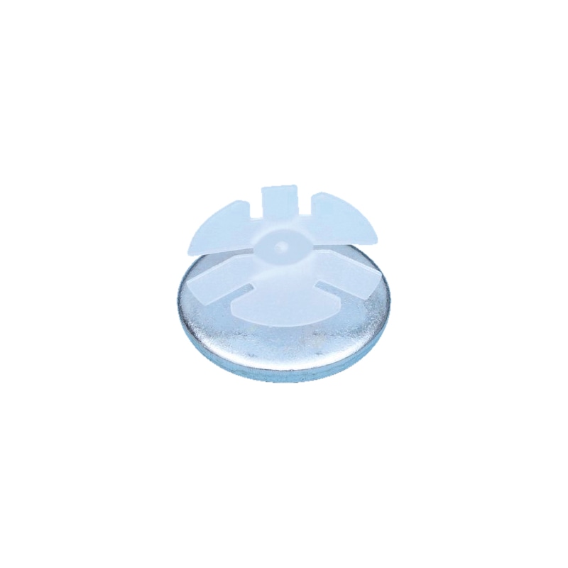 Plaque ronde W-RO 13 pour clouage rapide sur béton