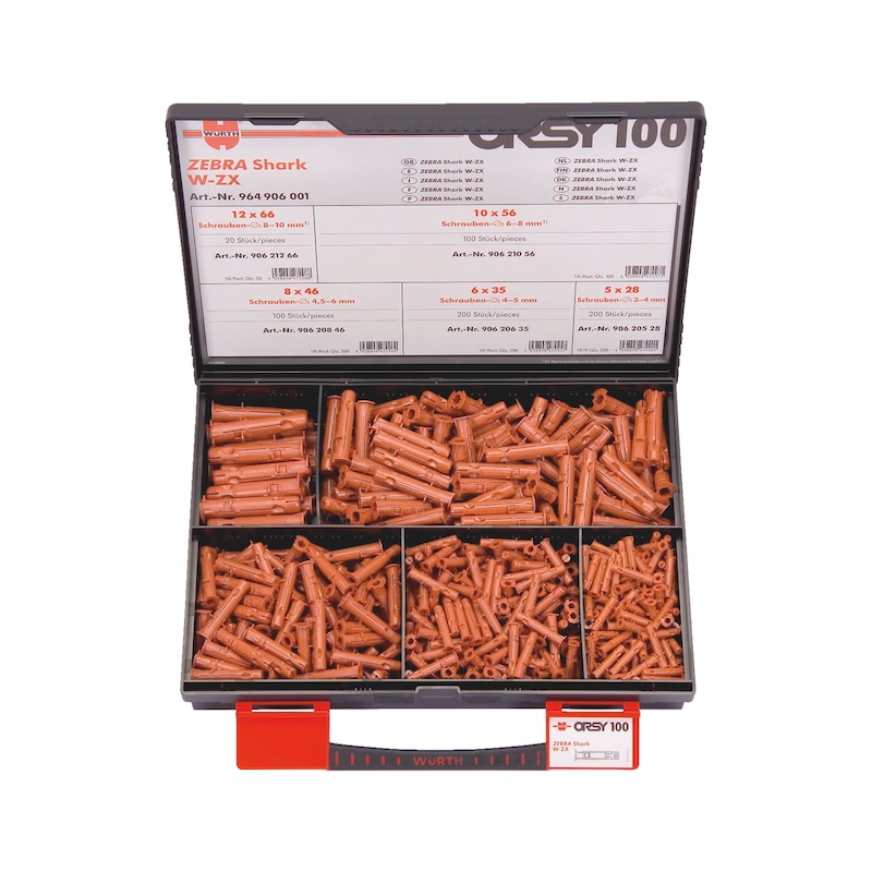 Buy Plastic anchor assortment/set online
