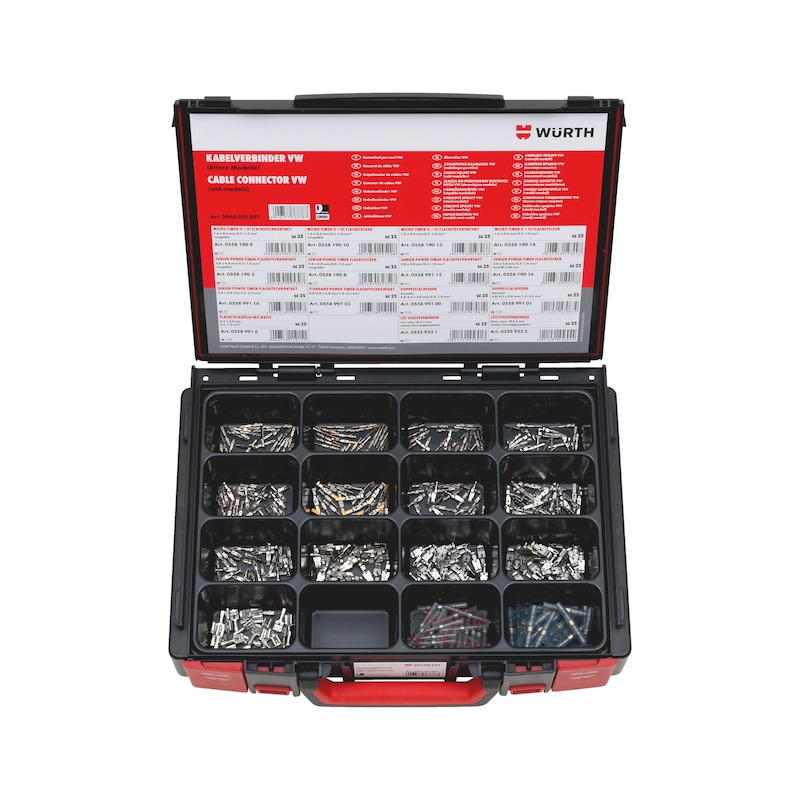 Coffret de cosses et connecteurs pour VW - 375 pièces - Sysko