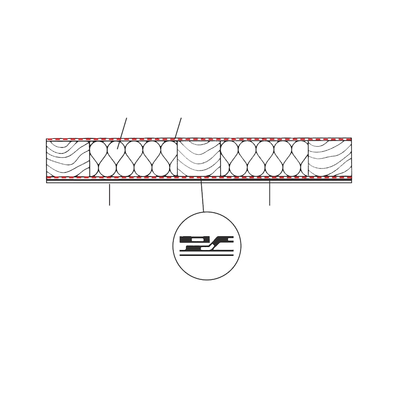 調湿気密シート ウートップ<SUP>®</SUP> DB2 - ウートップ DB2 50X1.5