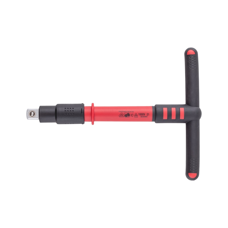 Poignée en T isolée VDE 1/2 pour douille