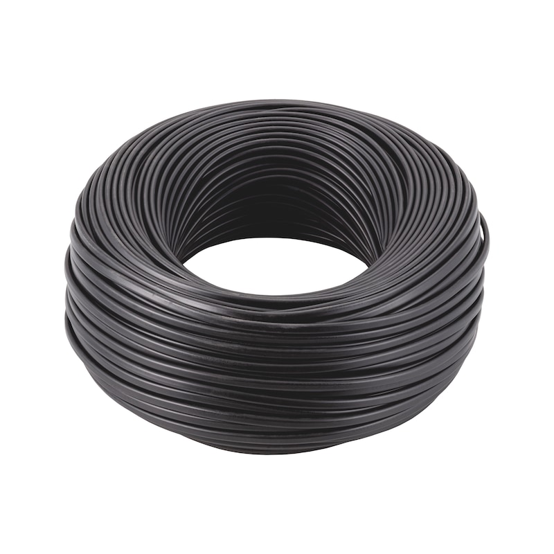Buy Vehicle cable flat cable FLRYY PVC external sheath, black ...