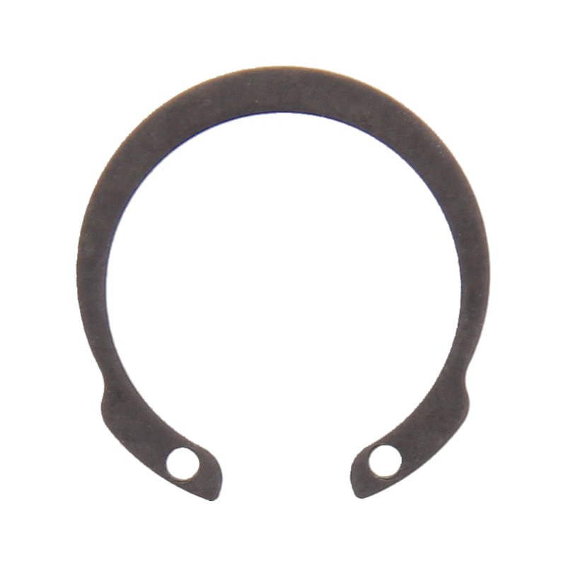 Circlip intérieur pour alésage - acier brut - forme JV