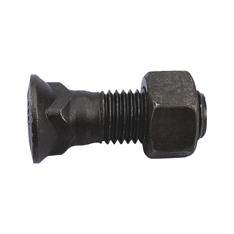 Boulon de lames UNC tête ronde à collet carré