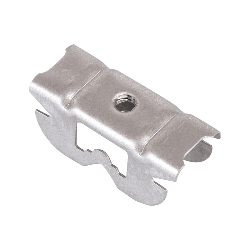 Cavalier droit avec filetage M6 pour fourrure F45/47