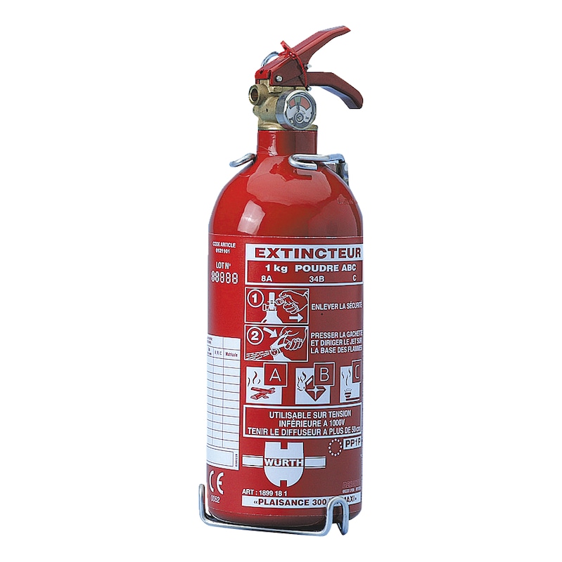Extincteur NF 1 kg à poudre polyvalente ABC