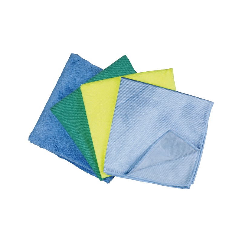 Pack De 4 Chiffons Microfibres Pour Entretien Auto WURTH