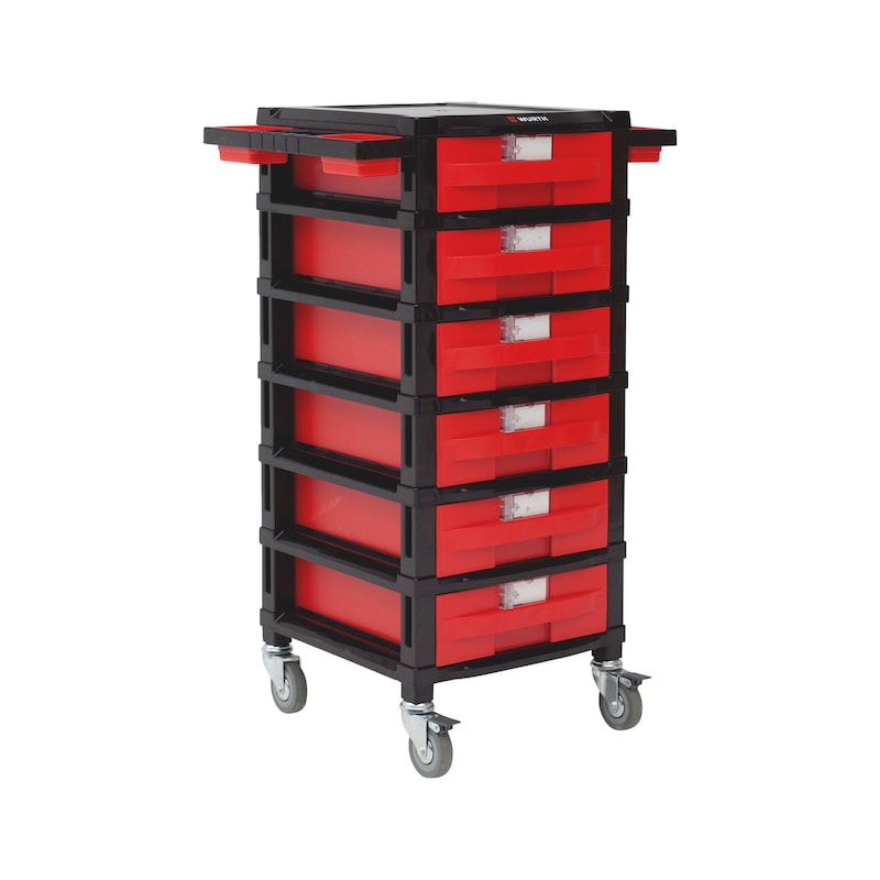 Servante d'atelier équipée d'agrafes de carrosserie