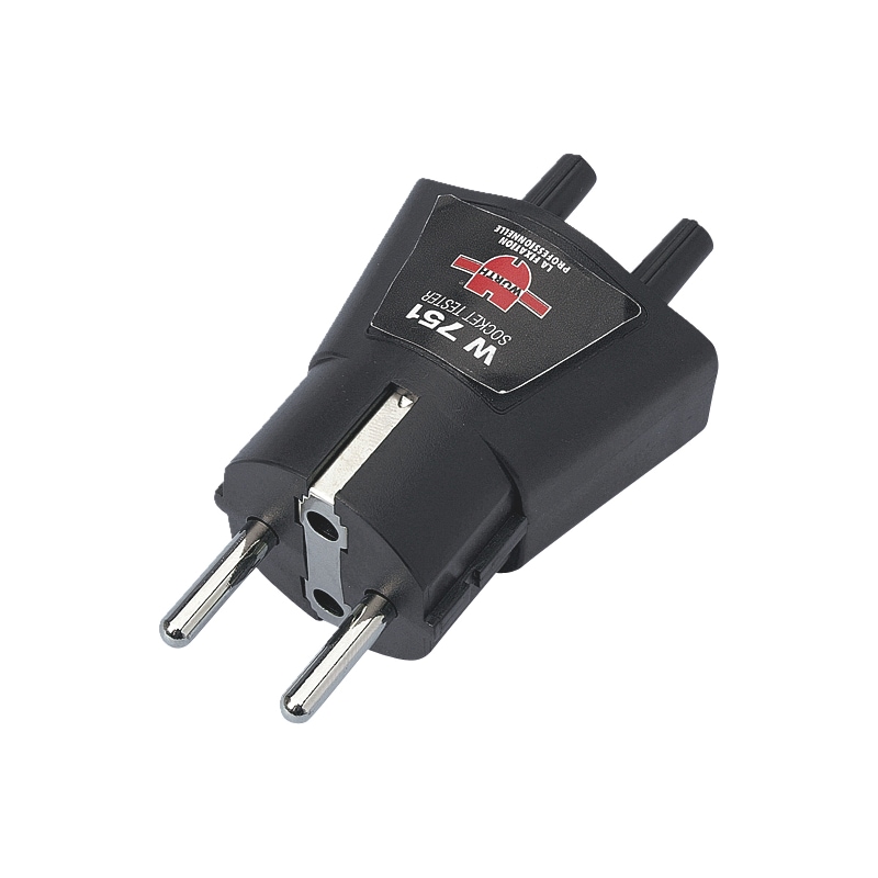 Testeur de prise électrique 2P+T W751 - diagnostic rapide