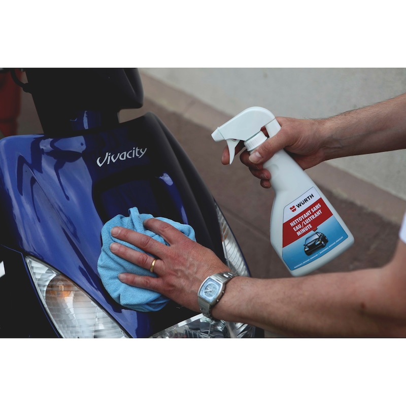 Nettoyant auto/moto sans eau - lustrant rapide pour carrosserie | WURTH