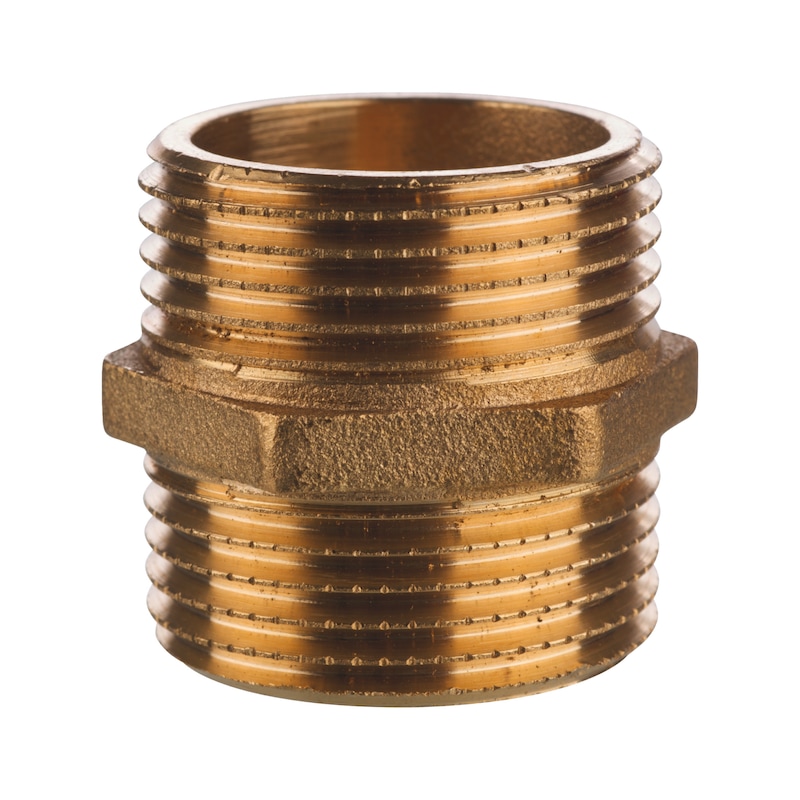 Raccord mâle-mâle en laiton pour tube multicouche