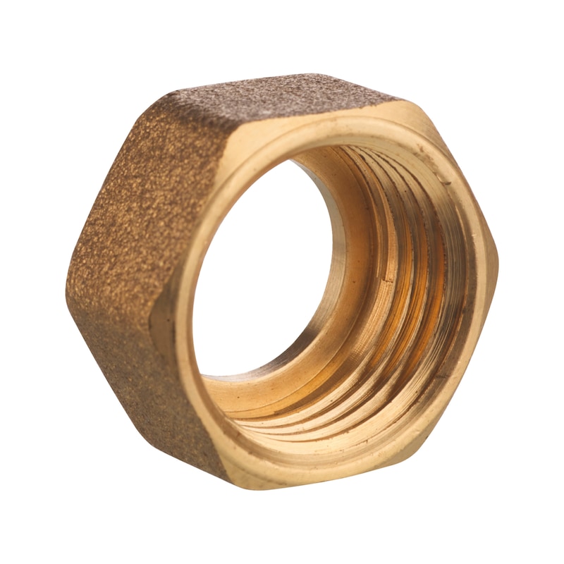 Ecrou laiton pour tuyaux de plomberie et sanitaire