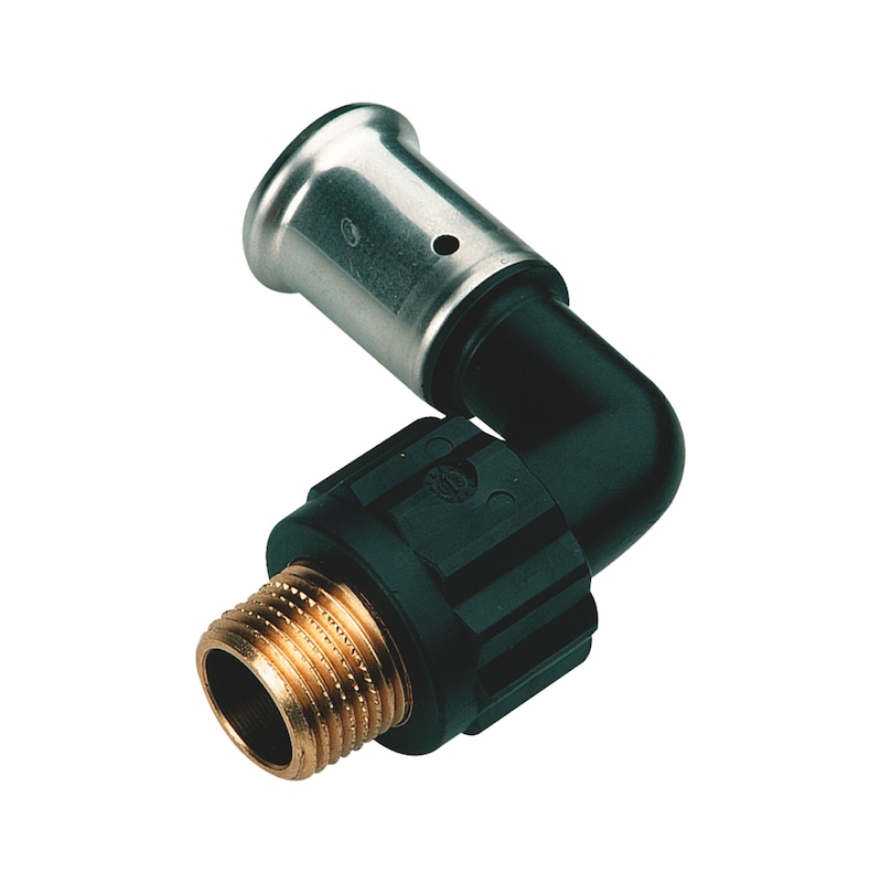 Coude PVDF 90DGR mâle pour tube multicouche