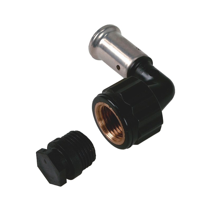 Coude PVDF 90DGR femelle pour tube multicouche