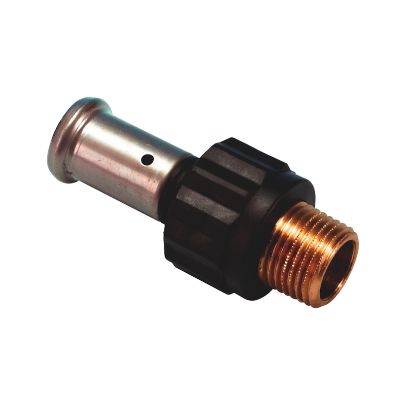 Raccord droit mâle PVDF pour tube multicouche