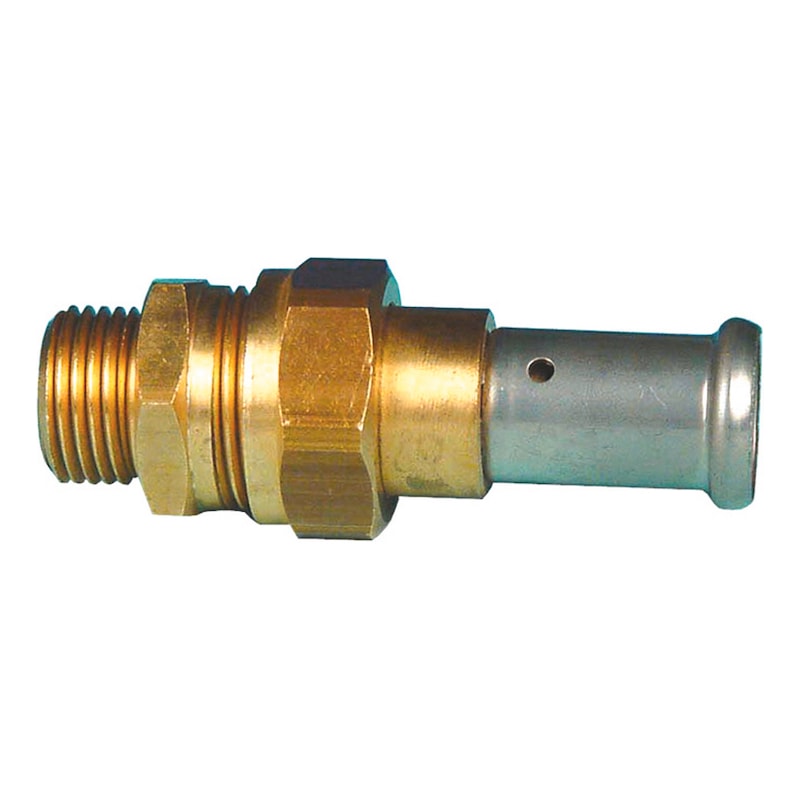 Raccord auto-étanche laiton à sertir pour tube multicouche