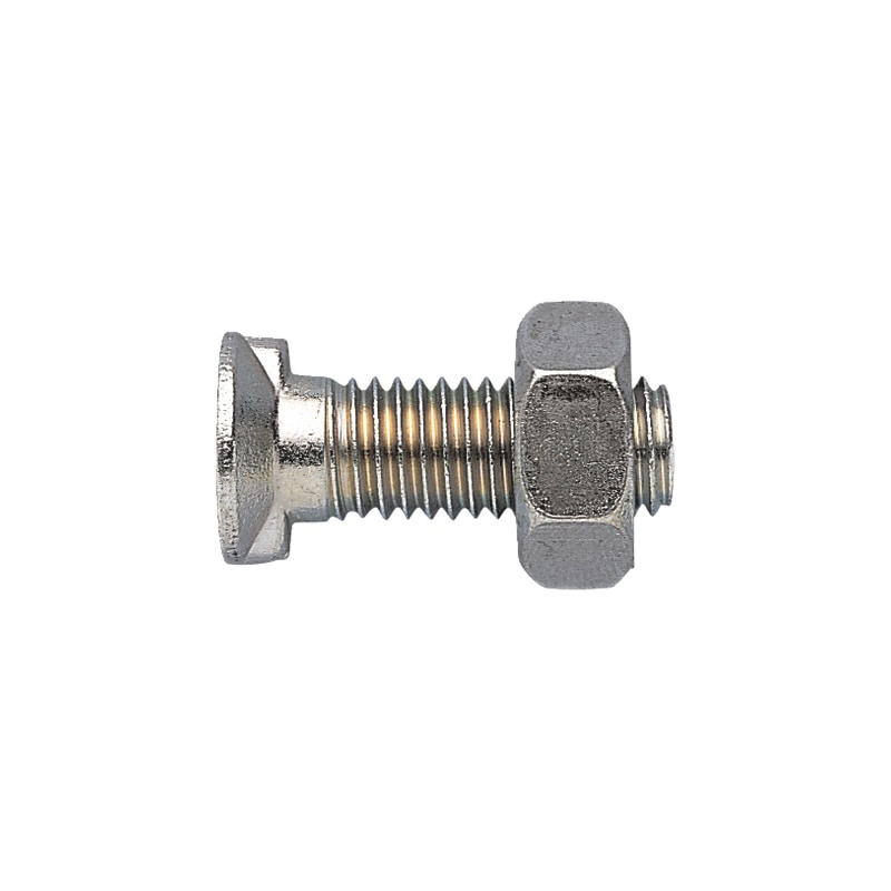Boulon avec 2 ergots et tête fraisée (TF) - 90DGR acier zingué