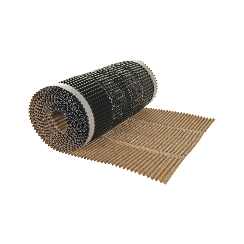 Closoir Canal Flex Plus alu pour faîtage/arêtier ventilé - tuiles galbées