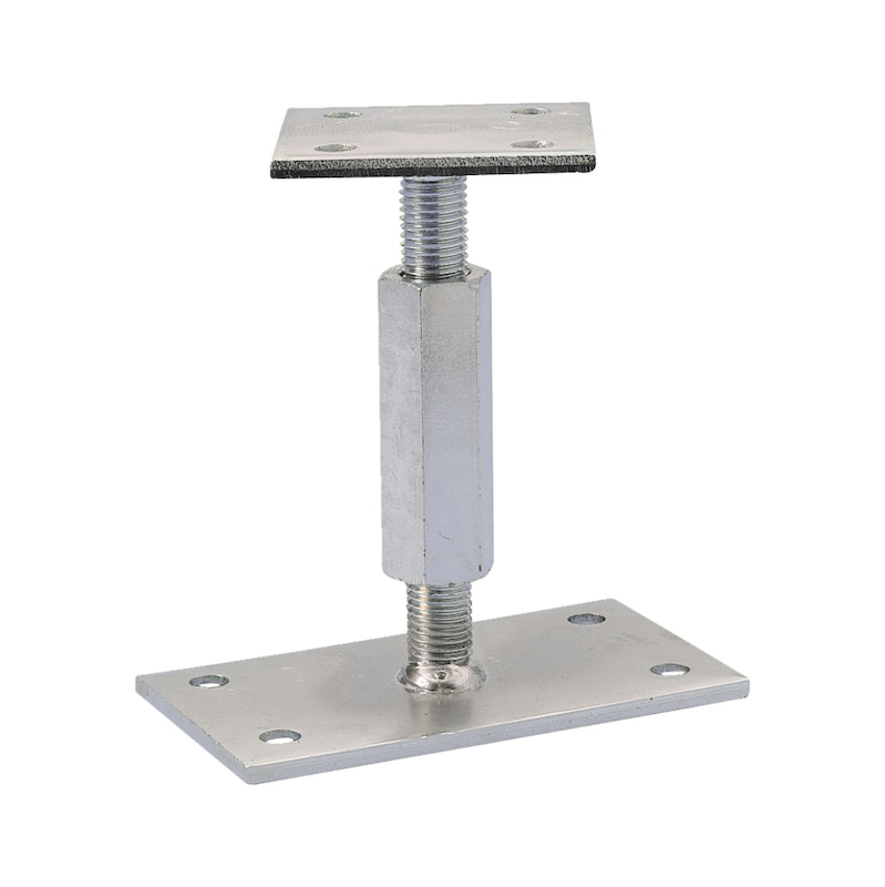 Pied de poteau réglable 100-170mm, acier zingué, ETA-14/0179