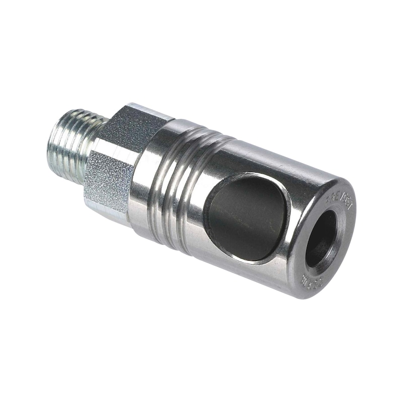 Coupleur air comprimé de sécurité fileté mâle cylindrique ISO 6150 série C