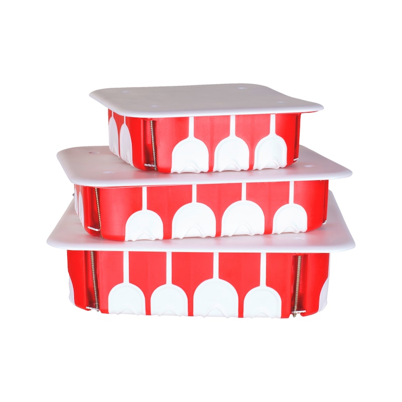 Boîte de dérivation à encastrer étanche à l'air - H120 à 180mm