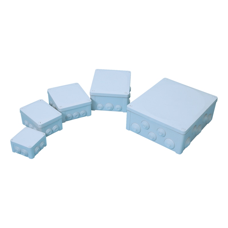 Boîte de dérivation avec fermeture par 1/4 de tour