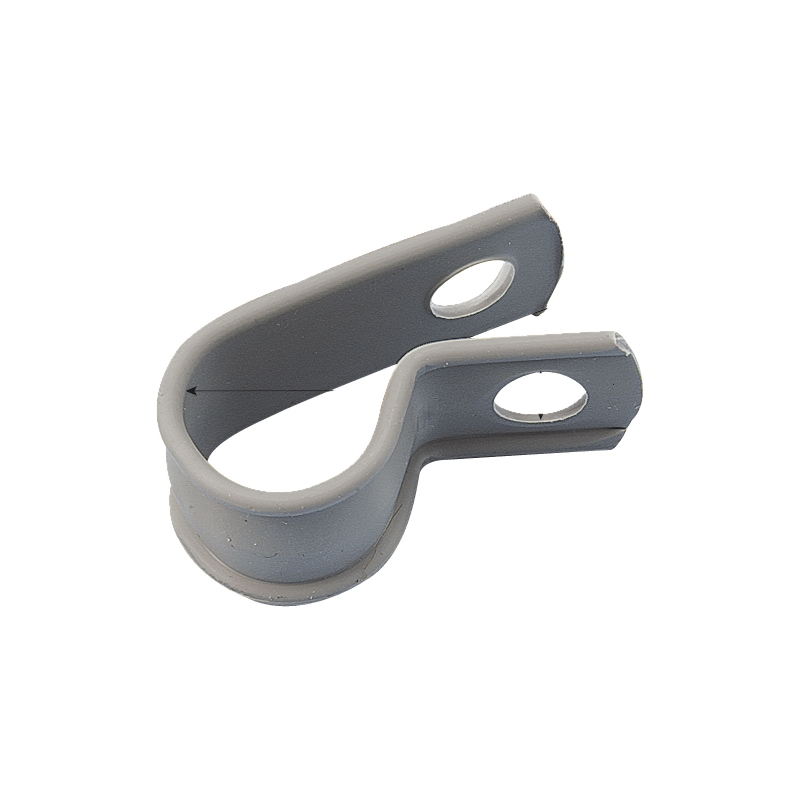 Collier fixe-câbles PVC pour véhicules - fixation par vis ou rivets