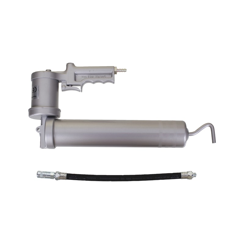 Pompe à graisse pneumatique à une main - cartouche 400g