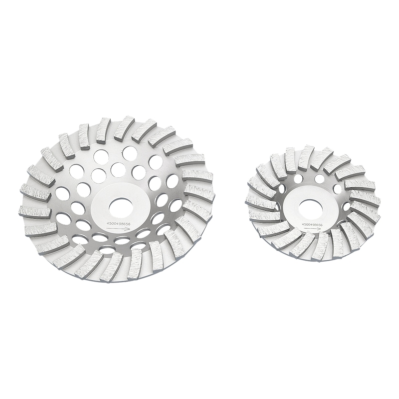 Meule boisseau diamant Turbo Cup pour béton, brique et pierre