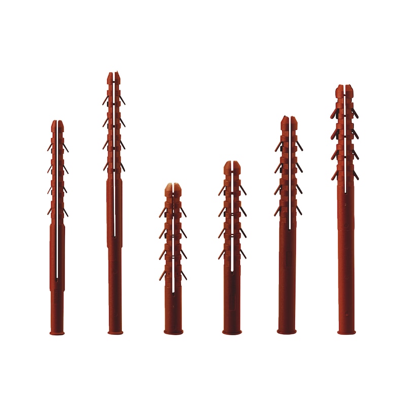 Cheville en nylon pour parpaing et brique - 16 mm